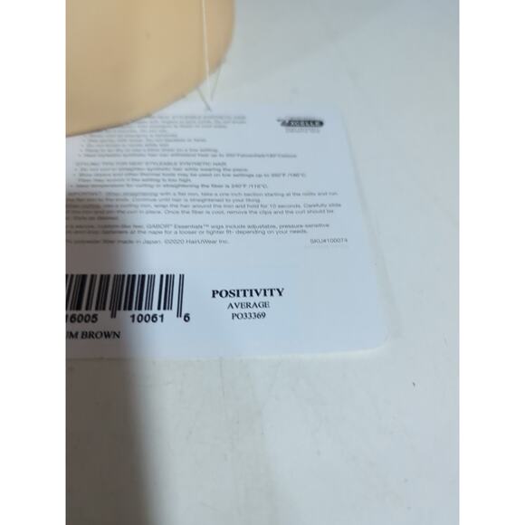 Positivity By GABOR Essentials Medium Brown Average Heat Friendly NEW NIB - Picture 8 of 10